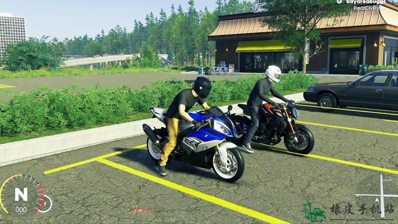 摩托骑手交通比赛3d
